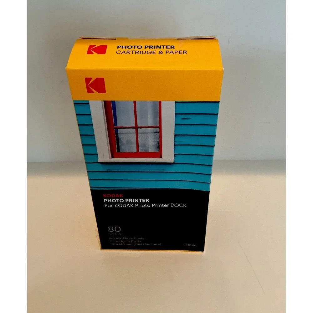KODAK Dock Photo Printer Cartridge Refill 80 Sheets Of Photo Paper NEW Open Box